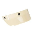 thumbnail image 3 of Visera universal para motocicleta, ligera, resistente al polvo, PC, 3 cierres a presión. Beige, 3 of 9