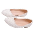 thumbnail image 2 of 1 par de mujeres Lace Pearl Zapatos casuales antideslizantes zapatos de solado plano dama calzado, 2 of 6