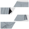 thumbnail image 6 of Uwinwear Men's Summer Outdoor Two-Piece Sets Lightweight Short Sleeve Button-Up Shirt and Side Zip Cargo Shorts Set Casual 2 Piece Casual Outfit,Light Gray,XXXL, 6 of 7
