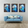 thumbnail image 3 of Hieng Unframed Canvas Print Oil Painting Blue Jay Canvas Art Bird Animal Wall Art Decoration Gift, 3 of 6