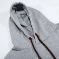 thumbnail image 7 of ANINEO Men Autumn Fashion Trend Long Sleeved Hooded Sweatshirt Casual Outdoor Long Sleeved Hooded Sweatshirt Solid Color Trendy Male Dailywear, 7 of 7