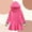 Hot Pink, variant on Girls Hoodie Dress Kids Long Sleeve Solid Color Hooded Sweatshirt Dress Casual Loose Fit Cotton Pullover Dresses 1-10 Years