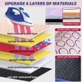 thumbnail image 2 of Portable Ironing Mat for Table Top Iron Pad for Countertop Thick Ironing Blanket Over The Door Steamer Pad Washer Dryer Heat Resistant Mat Travel Ironing Board (27.5"x15.75"), 2 of 9