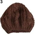 thumbnail image 2 of Women's Fashion Beret Braided Baggy Wool Knitted Warm Winter Beanie Hat Ski Cap, 2 of 8