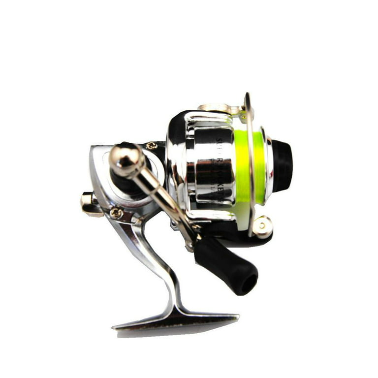 Portable Fish Tackle Metal 4.3:1 Pocket Fishing Reel Spinning Wheel Mini 100
