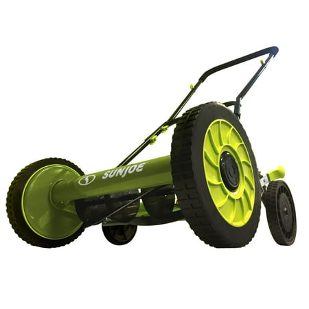 Sun Joe MJ504M Manual Reel Mower w/o Grass Catcher | 16 inch | 9 Height (Best Reel Lawn Mowers 2019)