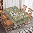 thumbnail image 7 of Vintage Sage Green Floral Tablecloth,60x102 Inch Rectangle Waterproof Table Cover for Home Indoor Outdoor Party Table Decoration, 7 of 7