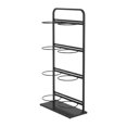 thumbnail image 1 of jinwen Basketball Holder Vertical Ball Rack Multifunction Sturdy Football Stand Storage 4 Layers, 1 of 9