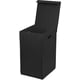 thumbnail image 1 of Cesta para ropa sucia, sencilla, plegable, con tapa, negra, 1 of 7