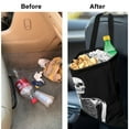 thumbnail image 6 of Yuyamidu Skull Car Trash Bag Hanging Car Rubbish Bag Small Garbage Bag for SUV Truck Auto Interior Accessories Portable Car Trash Can Bin for Front or Back Seat, Black, 6 of 7