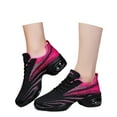 thumbnail image 4 of Women's Sneakers Sports Jazz Shoes for Women Athletic Dance Training Footwear with Air Cushion Design and Lace Closure Fitness Sneakers, 4 of 9