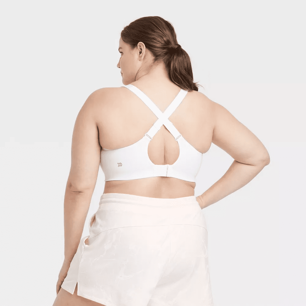 High Support Convertible Strap Sports Bra - All in Motion Taupe