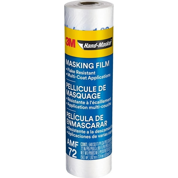 3M AMF72 72 » x 90 pi x .35 mil Masqueur à main Film de masquage avancé