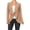 Mocha, variant on Moa Collection Women's Casual Solid Long Sleeve Loose Fit Open Blazer Jacket