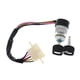 thumbnail image 1 of Cerradura de Interruptor de Cilindro de Encendido Universal + 2 Llaves de 4 Posiciones para Camión de Automóvil , Plata DYNWAVEMX Llave de Encendido Cerradura del Interruptor, 1 of 8
