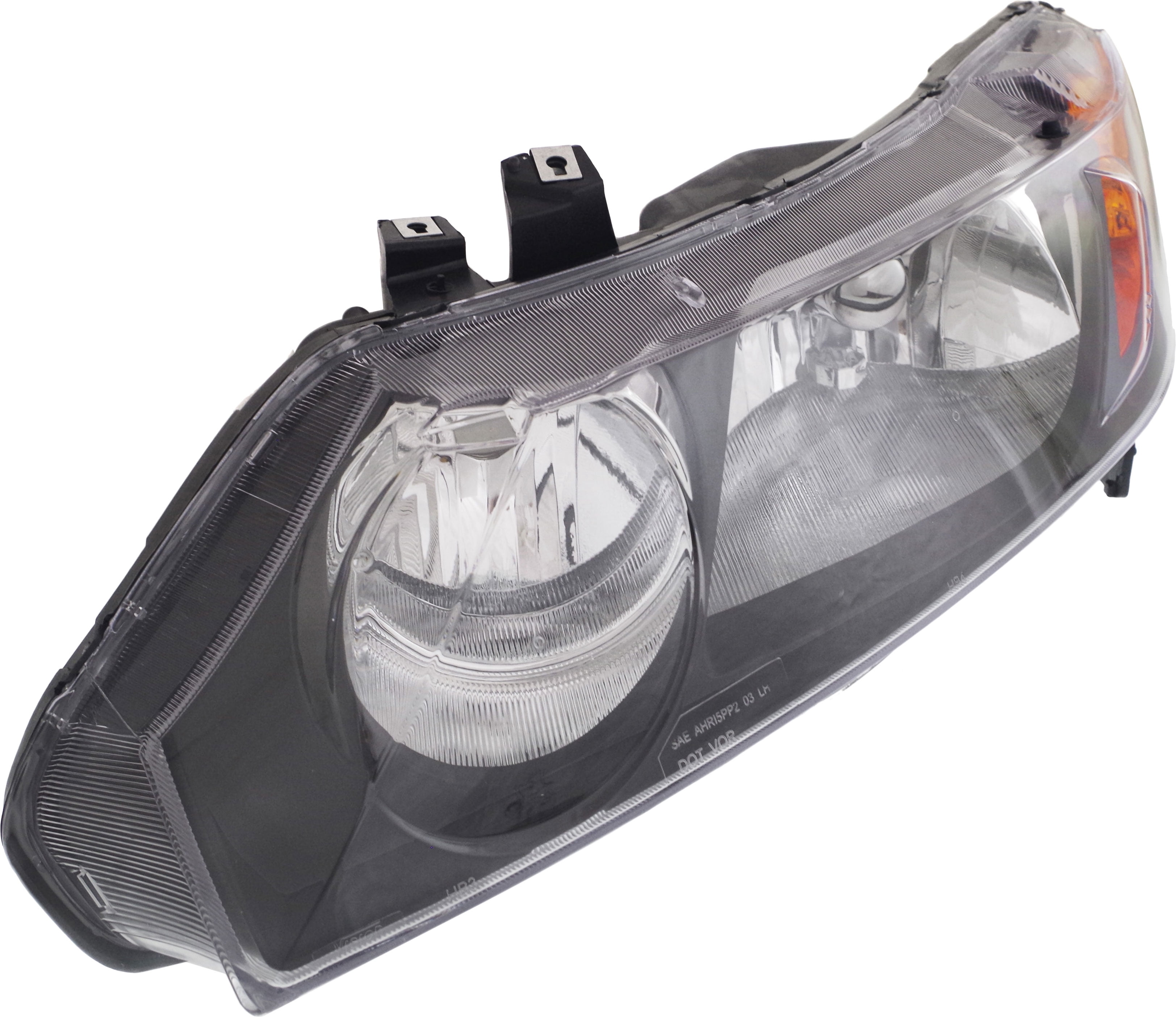 Headlight Compatible With 2006-2008 Honda Civic Left Driver Halogen