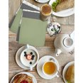 thumbnail image 4 of Sage Green Morocco Kitchen Dish Towels for Drying Dishes Set of 2, Modern Stitching Geometric Striped Grey Waffle Weave Microfiber Hand Tea Bathroom Towels Quick Dry & Absorbent Towel 15.7x23.6, 4 of 7