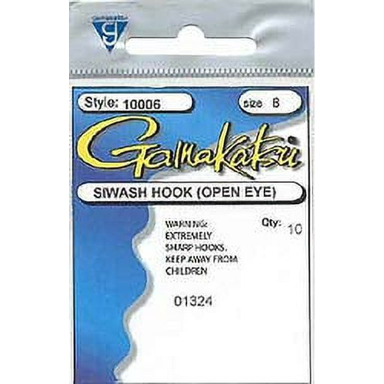 Gamakatsu Open Eye Siwash Hooks 8