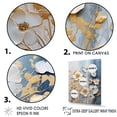 thumbnail image 3 of Designart "Botanical Delights Of Wildflowers II" Wildflowers Floater Framed Wall Art Living Room, 3 of 5