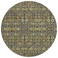 thumbnail image 2 of Addison Rugs Chantille Indoor/Outdoor Transitional Bohemian Paprika Washable Round Rug, 8' x 8', 2 of 6