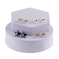 thumbnail image 6 of Claire's Teen Girls Metal Tone Flower Stud Earring Set, 4-Pack, Sensitive Solutions, 6 of 6