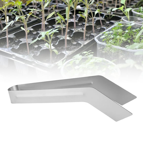 Pince de Transplantation de Semis, Pince de Jardinage en Acier Inoxydable pour Réduire les Dommages aux Racines et Enlever les Forceps de Transplantation des Semis