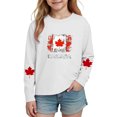 thumbnail image 2 of ITSAME Long Sleeve T-Shirts for Girls, Cotton Fashion Print Crewneck Kids Casual Comfortable Pullover Tee White Size 5T, 2 of 8