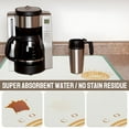 thumbnail image 4 of ACDANC Coffee Mat Hide Stain Rubber Backed Absorbent Dish Drying Mat Decorative Coffee Mat for Kitchen Counter Coffee Bar（16"x20"/20"x24"）, 4 of 4