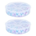 thumbnail image 3 of Accessoires Vestimentaires,2boxes Perles Semi-Rondes Imitation Perle Imitation Solide Performance, 3 of 14