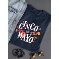 thumbnail image 3 of Cinco De Mayo Music Party Shaped T-Shirt Women -Image by Shutterstock, Female x-Large, 3 of 4
