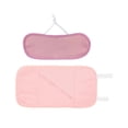 thumbnail image 4 of Paquete de 2 compresas de aceite de ricino, correa elástica ajustable, muy absorbente, lavable a máquina, menos desorden, de aceite para , Rosado Sunnimix paquete de aceite de ricino, 4 of 8