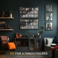 thumbnail image 2 of 36 Grids Wooden Display Frame Case for 1/18 3.75 inch Action Figure GI Jeo Classified Series Figures Toy Collectible Showcase Wall Mounted Organizer Storage, 2 of 6