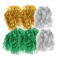 thumbnail image 1 of KAKOWELY 6 pelucas de oropel de aluminio, divertidas, locas, brillantes, para fiestas, disfraces, cosplay, para mujeres y adultos., 1 of 5