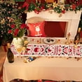 thumbnail image 2 of Christmas Table Runner Waterproof Polyester Long Narrow Table Cover for Dining Room Coffee Table Holiday Dinner Party Decor(B), 2 of 6