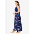 thumbnail image 3 of Woman Within Plus Size Petite Sleeveless Crinkle Dress, 3 of 6