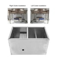 thumbnail image 3 of Waste Interceptor, 400x250x230mm Wide Application  Filtering Kitchen Grease Trap Stainless Steel Removable Baffle  for Home, 3 of 7