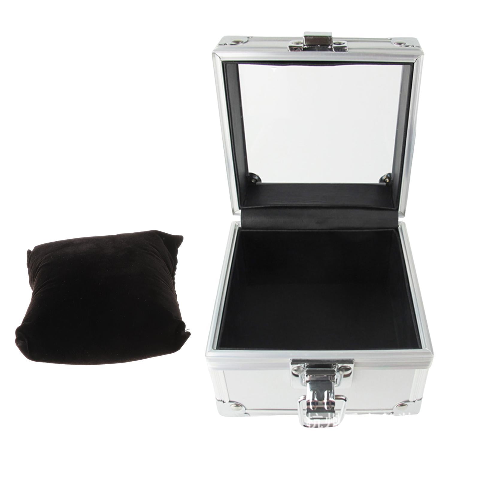 FVDPWYE Premium Luxury 1 Slot Jewelry Storage Box Case with Pillow Organizer Display for Silver