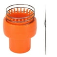 thumbnail image 2 of Wire Crochet Loom, Auto Release Multi Purpose Orange ABS Wire Crochet Tool Easy Operation  for Knitting, 2 of 7