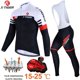 thumbnail image 3 of Conjunto de maillot de ciclismo X-Tiger con tirantes acolchados de gel 5D y secado rápido para hombre, ropa de ciclismo de manga larga con protección solar, 3 of 5