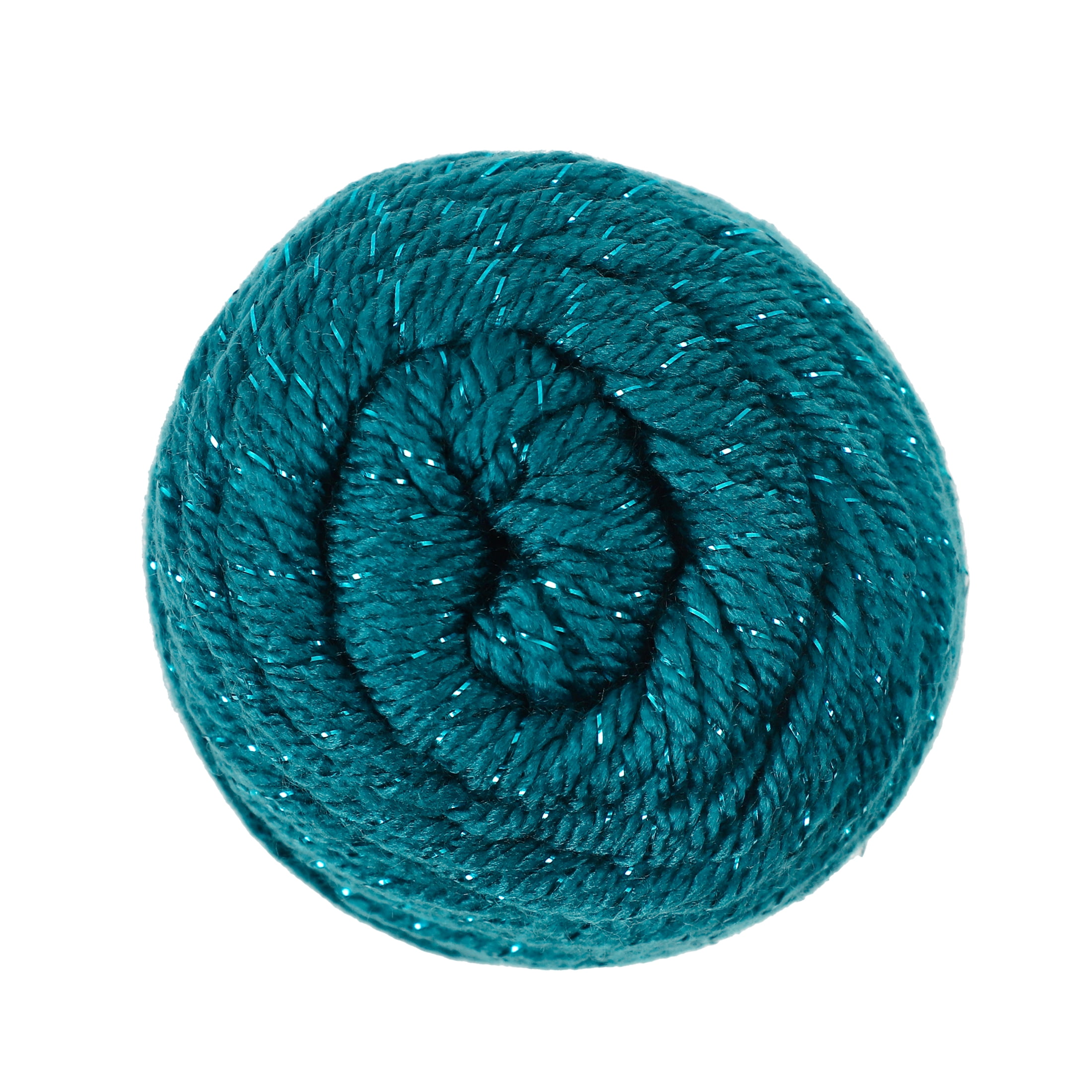 Mainstays Sparkle Acrylic Yarn, 5 oz, Teal