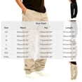 thumbnail image 3 of GSPCLAM Mens Cargo Pants Outdoor Camping Walking Casual Pants Straight Leg, Lightweight, Multi-Pocket Loose Fit Pants Taupe M, 3 of 5
