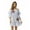 Blue / White, variant on Cocoom Bell Sleeve Dress with Floral Embroidery 401579-BLU-XL (1X, Blue / White)
