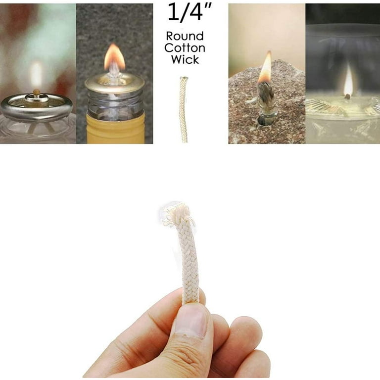 Round Cotton Oil Candle Wick Replacement