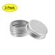 thumbnail image 1 of Uxcell 0.17oz 5ml Latas redondas con tapa de tornillo Contenedores de estaño de aluminio tono plateado 3 paquetes, 1 of 6