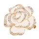 thumbnail image 3 of Broche de pétalos de diamantes de imitación, broche de flor blanca, broche de pétalo, broche de aleación, diseño de próxima generación Jadeshay A, 3 of 8