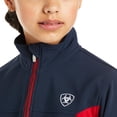 thumbnail image 5 of Chaqueta ARIAT New Team Softshell para niños, color azul, talla XS, 5 of 5