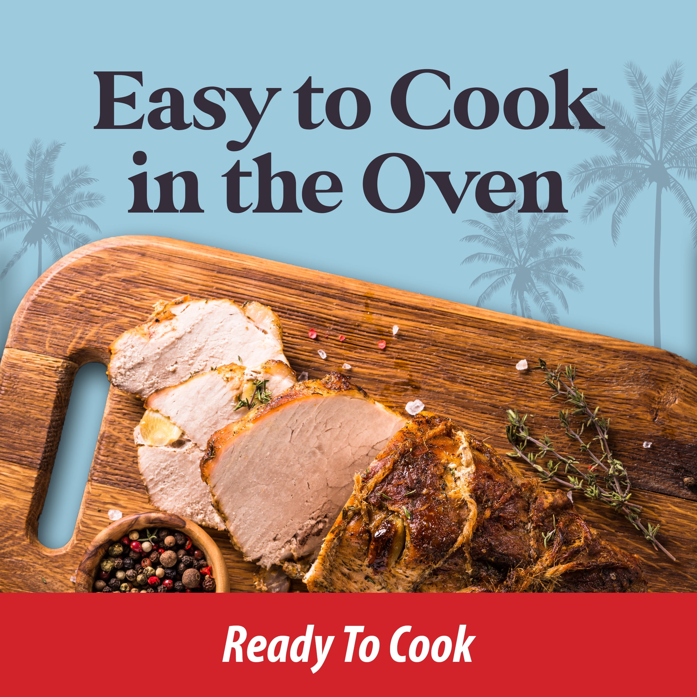 Farmer John Applewood Smoked Bacon Fresh Pork Loin Filet, 1-2.5 lb, 20 grams of Protein per 4 oz. serving