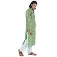 thumbnail image 3 of Atasi Traditional Long Sleeve Kurta For Men Mandarin Collar Neck Wear Party Wear, 3 of 7