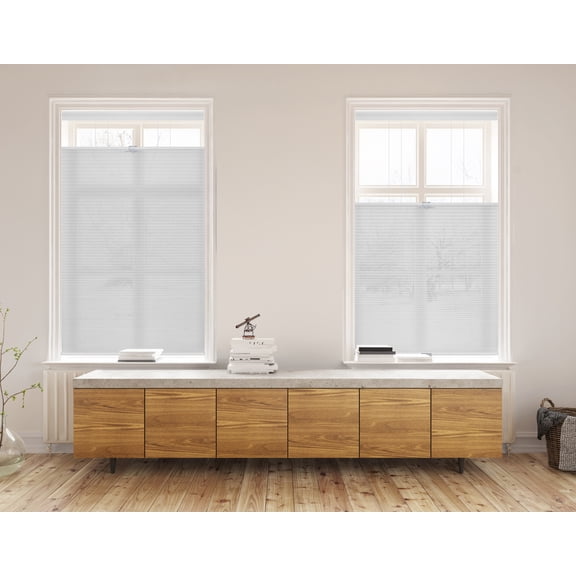 Lumi Home Furnishings 23-inch x 64-inch Top-Down/Bottom-Up Cellular Shades Light-Filtering White