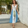 thumbnail image 3 of Flag Of Guatemala Dress Fashion Boho Beach Long Dresses Female Party Printed Maxi Dress, 3 of 9